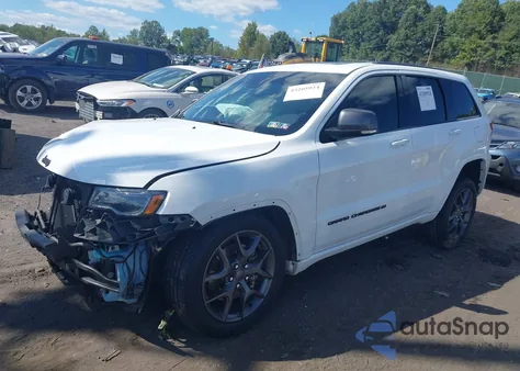 2021 Jeep Grand Cherokee 80Th Anniversary 4X4 z USA, uszkodzony, nr VIN 1C4RJFBG5MC654207